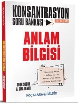 Konsantrasyon Soru Bankası Anlam Bilgisi