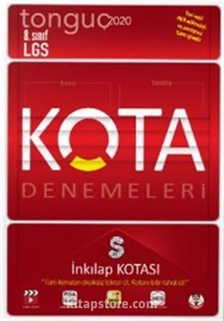 8. Sınıf LGS Kota Denemeleri İnkılap Kotası