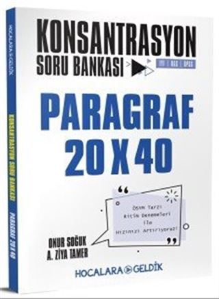 Konsantrasyon Soru Bankası Paragraf 20x40