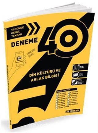 5. Sınıf Din Kültürü ve Ahlak Bilgisi 40 Deneme