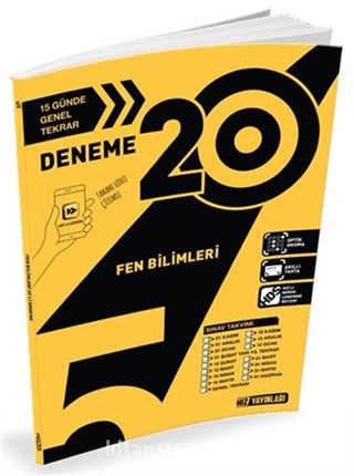 5. Sınıf Fen Bilimleri 20 Deneme