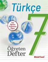 7. Sınıf Türkçe Öğreten Defter