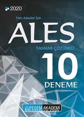 2020 ALES Tamamı Çözümlü 10 Deneme