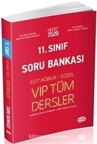 11. Sınıf Vıp Tüm Dersler Eşit Ağırlık - Sözel Soru Bankası