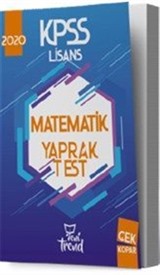 2020 KPSS Matematik Yaprak Test