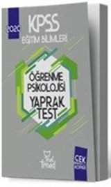 2020 KPSS Eğitim Bilimleri Öğrenme Psikolojisi Yaprak Test