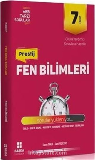 7. Sınıf Fen Bilimleri Prestij Soru Bankası