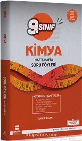 9. Sınıf Kimya Hafta Hafta Soru Föyleri