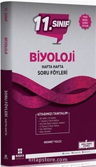 11. Sınıf Biyoloji Hafta Hafta Soru Föyleri