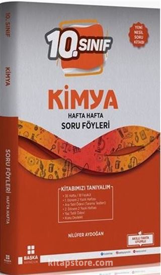 10. Sınıf Kimya Hafta Hafta Soru Föyleri