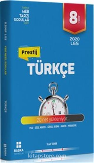 8. Sınıf Türkçe Prestij Yeni Nesil Soru Bankası