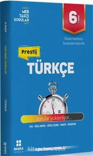 6. Sınıf Türkçe Prestij Yeni Nesil Soru Bankası