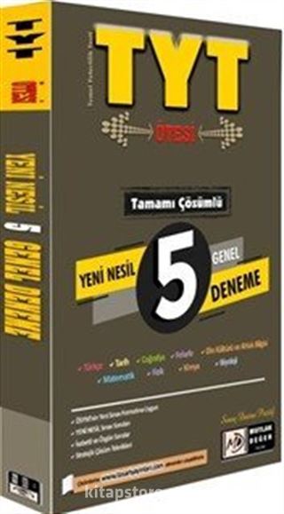 TYT Ötesi 5 Genel Fasikül Çözümlü Deneme