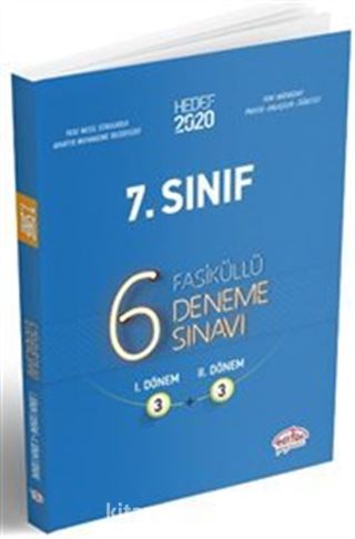 7. Sınıf Çözümlü 6 (3+3) Deneme Sınavı