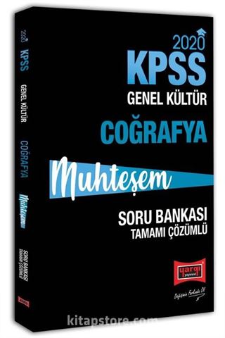 2020 KPSS Muhteşem Coğrafya Tamamı Çözümlü Soru Bankası