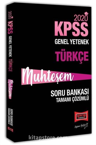 2020 KPSS Muhteşem Türkçe Tamamı Çözümlü Soru Bankası