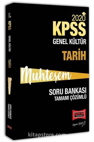 2020 KPSS Muhteşem Tarih Tamamı Çözümlü Soru Bankası