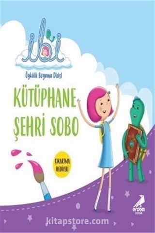 İbi Öykülü Boyama Dizisi - Kütüphane Şehri Sobo