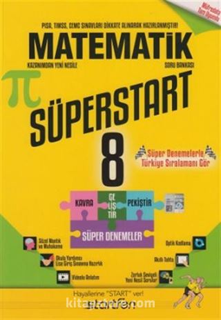 8. Sınıf Süperstart Matematik Kavra Geliştir Pekiştir Süper Denemeler