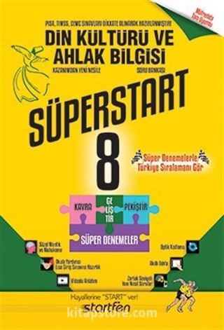 8. Sınıf Süperstart Din Kültürü ve Ahlak Bilgisi Kavra Geliştir Pekiştir Süper Denemeler