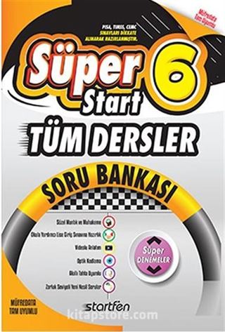 6. Sınıf Tüm Dersler Süperstart Soru Bankası