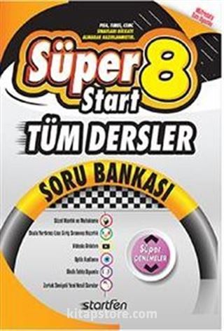 8. Sınıf Tüm Dersler Süperstart Soru Bankası