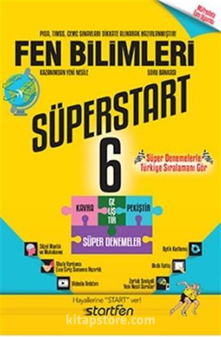 6. Sınıf Süperstart Fen Bilimleri Kavra Geliştir Pekiştir Süper Denemeler