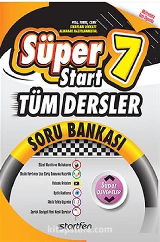 7. Sınıf Tüm Dersler Süperstart Soru Bankası