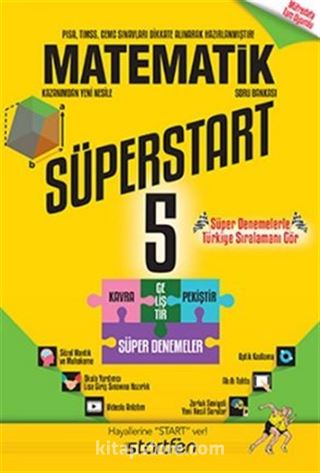 5. Sınıf Süperstart Matematik Kavra Geliştir Pekiştir Süper Denemeler