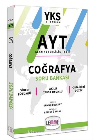 2020 AYT Coğrafya Soru Bankası