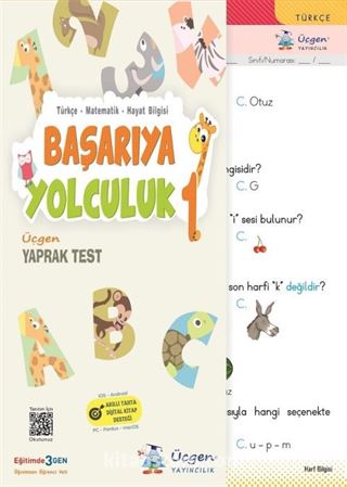 1. Sınıf Başarıya Yolculuk Yaprak Test