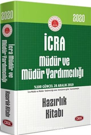 2020 İcra Müdür ve Müdür Yardımcılığı Hazırlık Kitabı