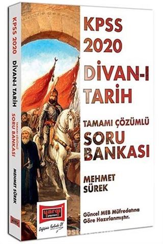 2020 KPSS Divan-ı Tarih Tamamı Çözümlü Soru Bankası