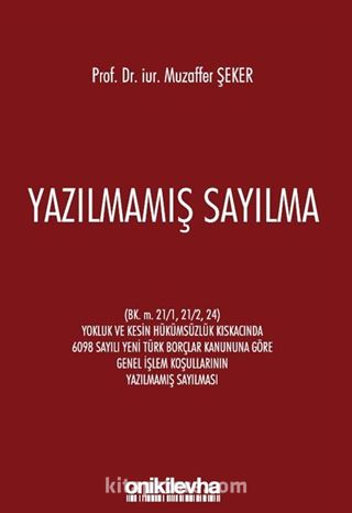 Yazılmamış Sayılma