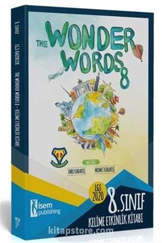 8. Sınıf İngilizce Kelime Etkinlik Kitabı - The Wonder Words 8