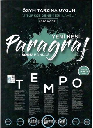 TYT Paragraf Tempo Yeni Nesil Soru Bankası