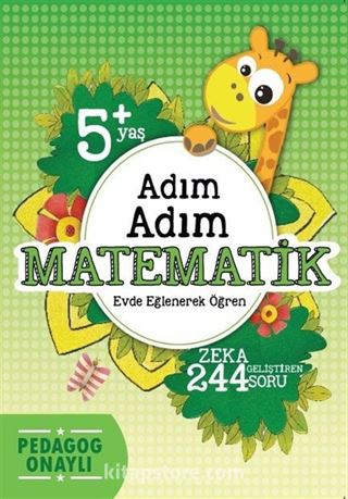 Adım Adım Matematik 5+Yaş 244 Soru