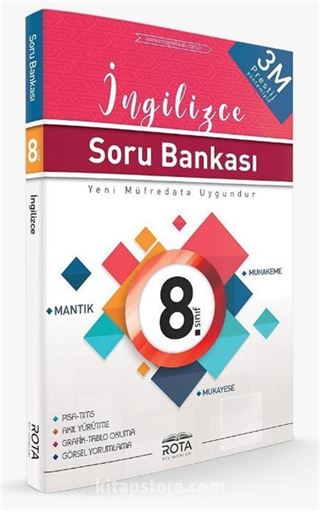 8.Sınıf İngilizce Soru Bankası 3m Prestij