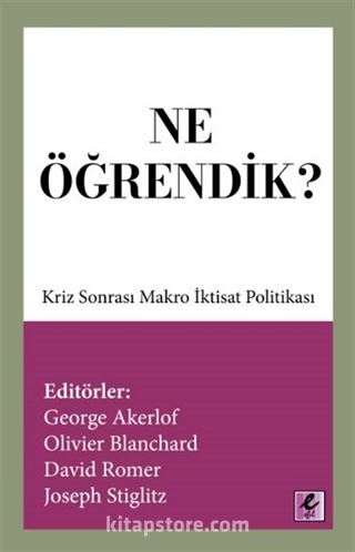 Ne Öğrendik?