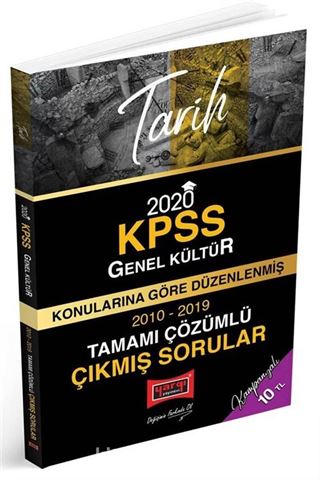 2020 KPSS Tarih Konularına Göre Düzenlenmiş Tamamı Çözümlü Çıkmış Sorular