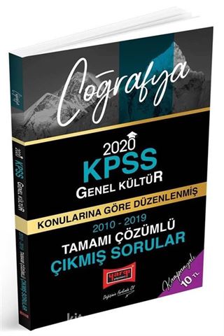 2020 KPSS Coğrafya Konularına Göre Düzenlenmiş Tamamı Çözümlü Çıkmış Sorular