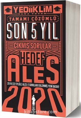 2020 ALES Son 5 Yıl Tamamı Çözümlü Çıkmış Sorular(22 Eylül Ales-2 Ekli)