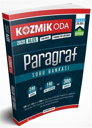 2020 ALES Kozmik Oda Paragraf Soru Bankası