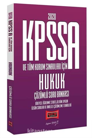 2020 KPSS A Grubu ve Tüm Kurum Sınavları İçin Hukuk Çözümlü Soru Bankası