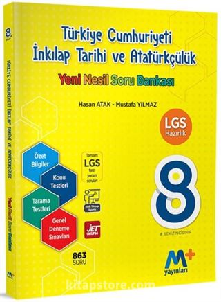 8. Sınıf T.C. İnkılap Tarihi ve Atatürkçülük Yeni Nesil Soru Bankası