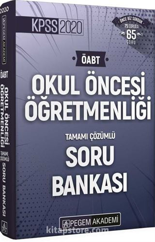 2020 KPSS ÖABT Okul Öncesi Öğretmenliği Tamamı Çözümlü Soru Bankası