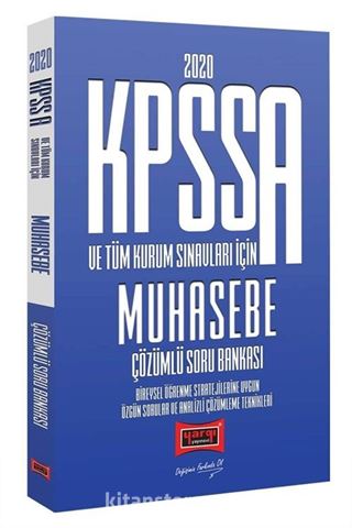 2020 KPSS A Grubu ve Tüm Kurum Sınavları İçin Muhasebe Çözümlü Soru Bankası