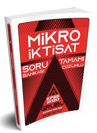 KPSS A Grubu Mikro İktisat Tamamı Çözümlü Soru Bankası