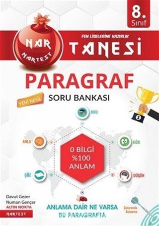 8.Sınıf Paragraf Soru Bankası Fen Liselerine Hazırlık