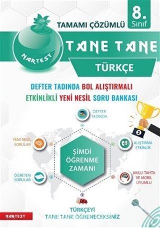 8.Sınıf Türkçe Soru Bankası Tamamı Çözümlü